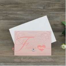 Laser Cut Wedding Invitation Cards Design for Marriage